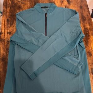 Greyson Men's Dark Teal Half-Zip Jacket